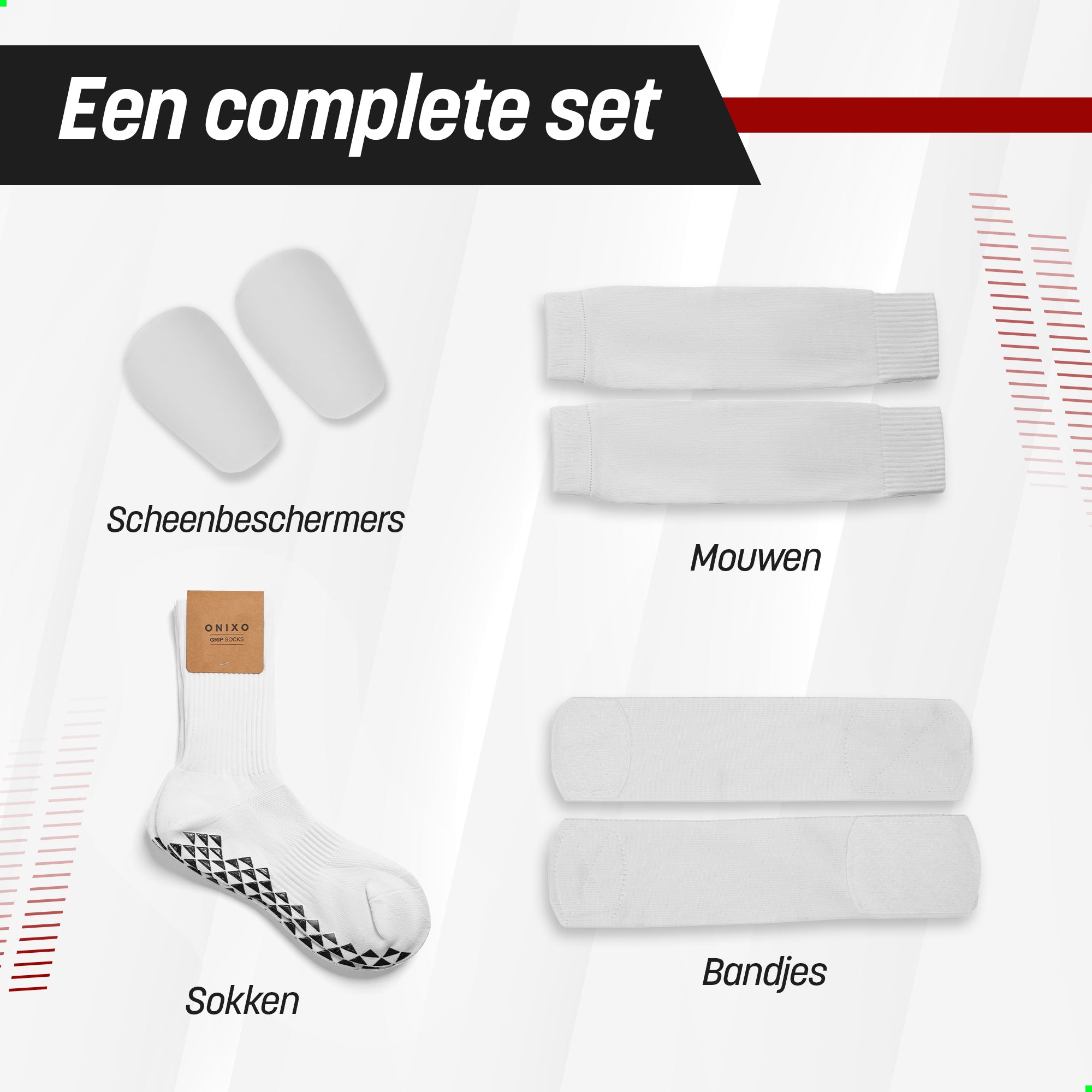 Onixo Voetbalset Wit