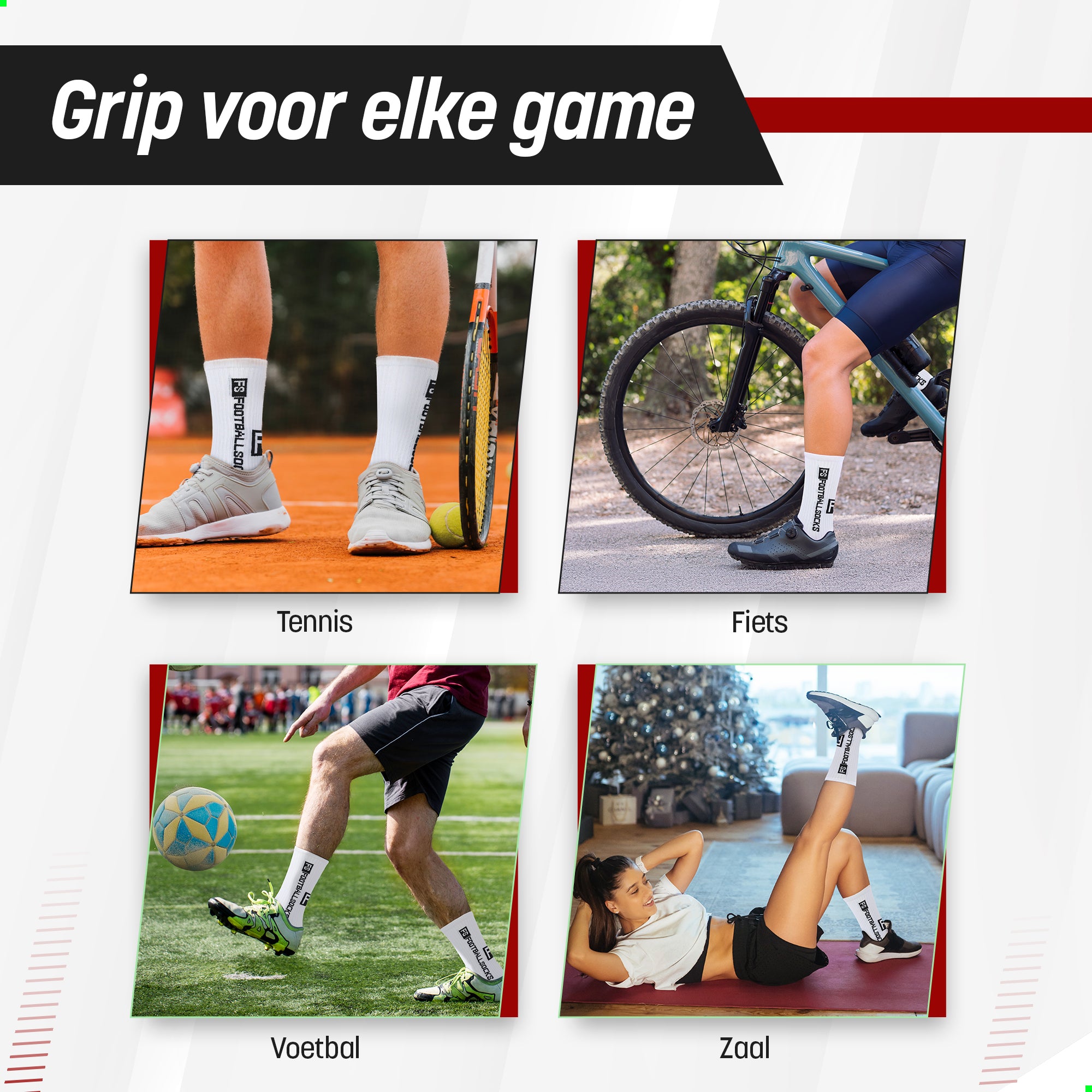 Onixo Witte Gripsokken Met Print