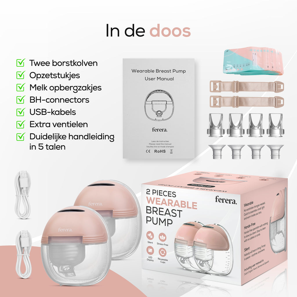 Ferera Handsfree Elektrische Borstkolf