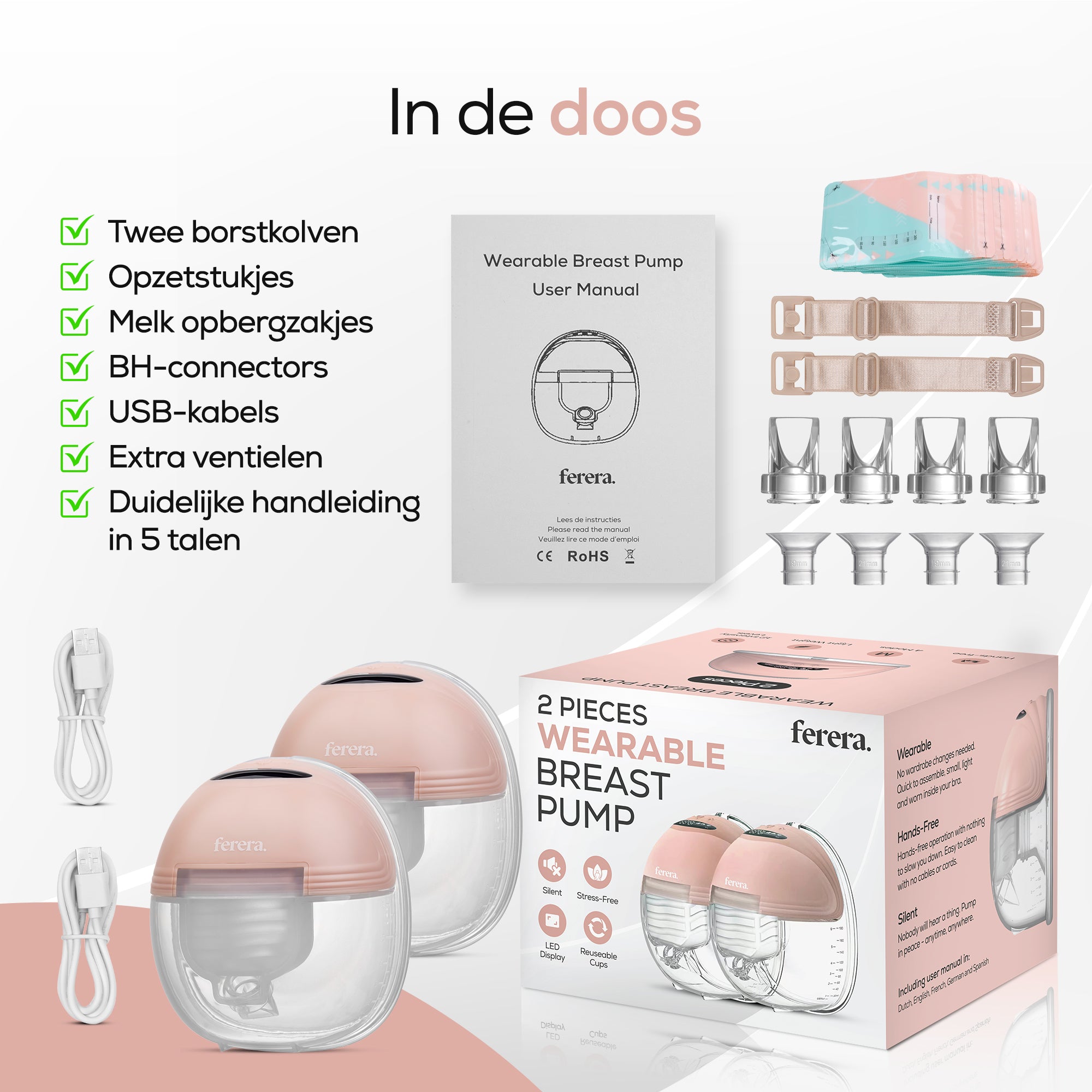 Ferera Handsfree Elektrische Borstkolf