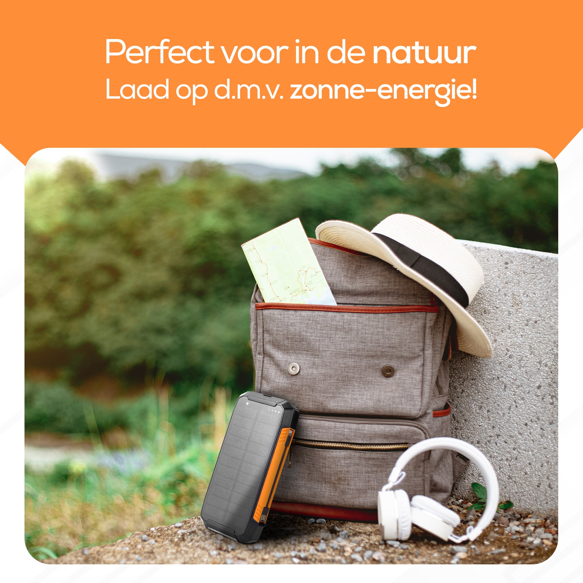 Ferera Powerbank 30.000 mAh Zonneenergie