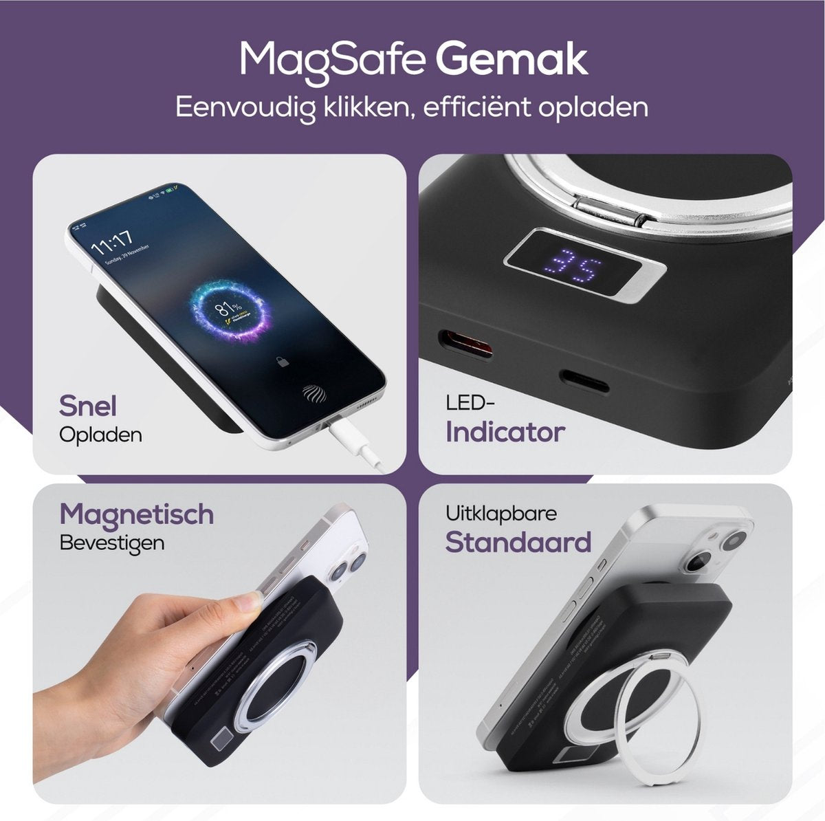 Ferera Powerbank 10.000 mAh Magsafe