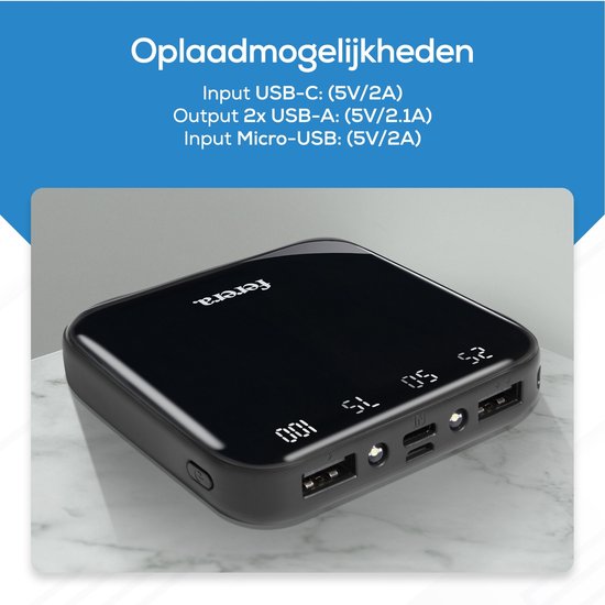 Ferera Powerbank 10.000 mAh