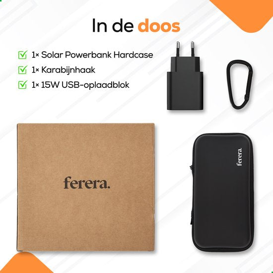 Ferera Solar Powerbank Case