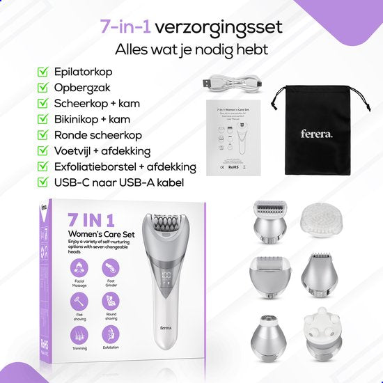 Ferera Ladyshave - 7 in 1