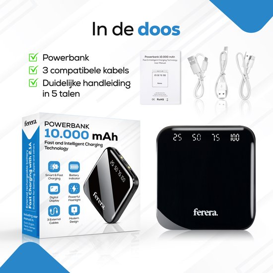 Ferera Powerbank 10.000 mAh