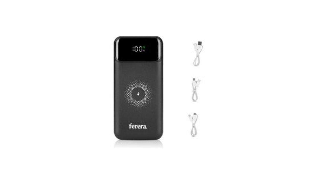 Ferera Powerbank 20.000 mAh kabellos