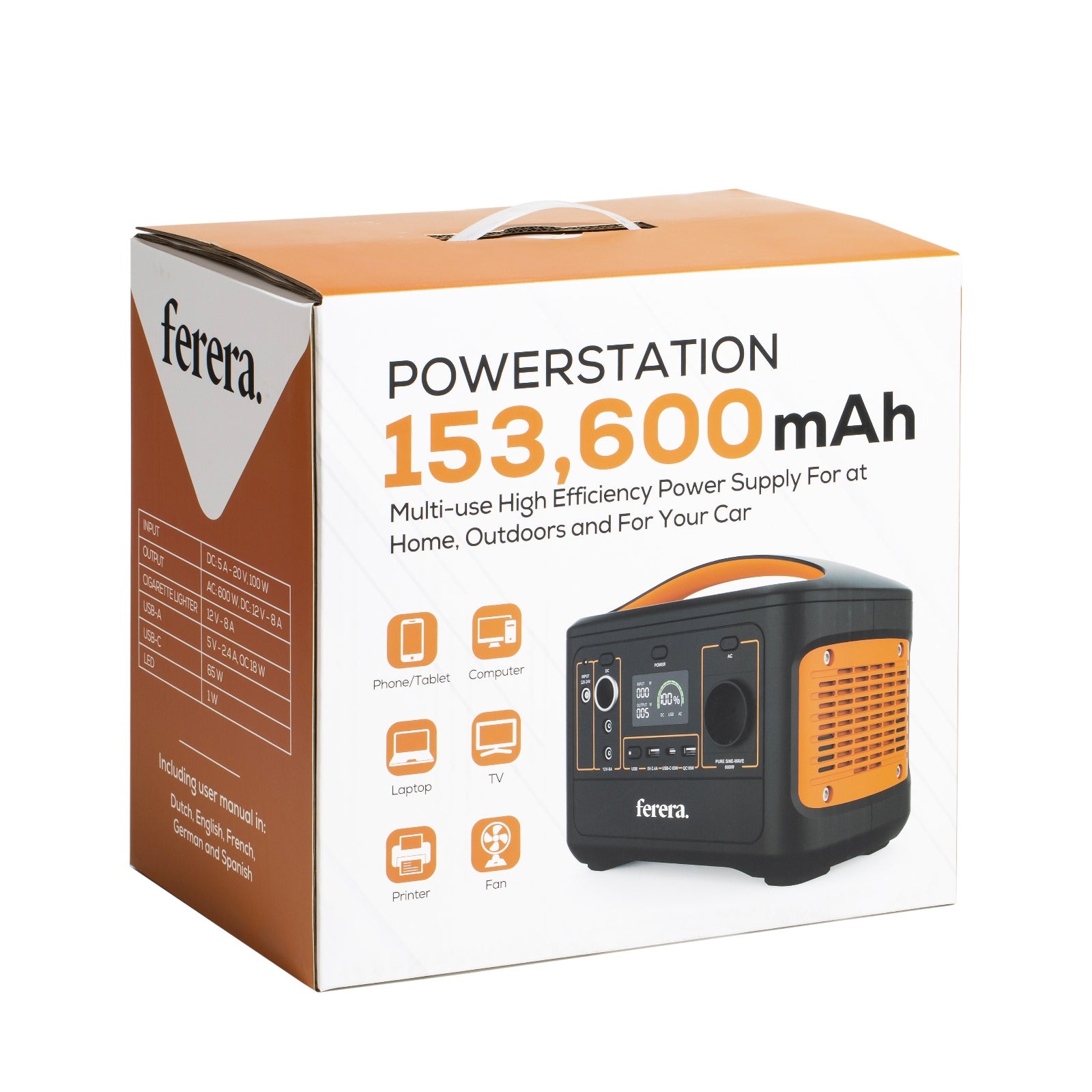 Ferera Powerstation 153.600 mAh